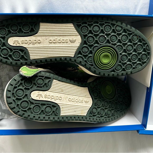 Adidas x BAPE Forum 84 Low “30th Anniversary Green Camo” Sneakers - Picture 6 of 9